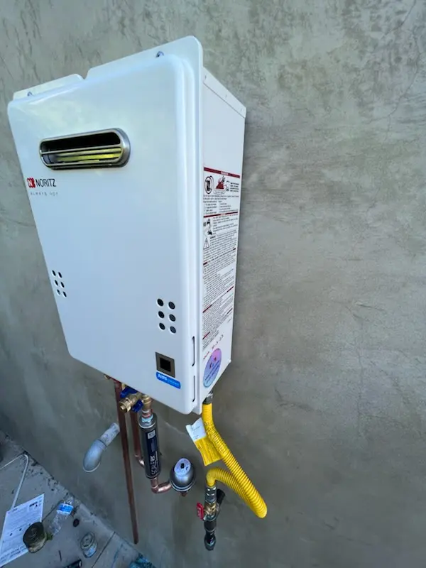 Tankless water heater installation for North Potomac homes