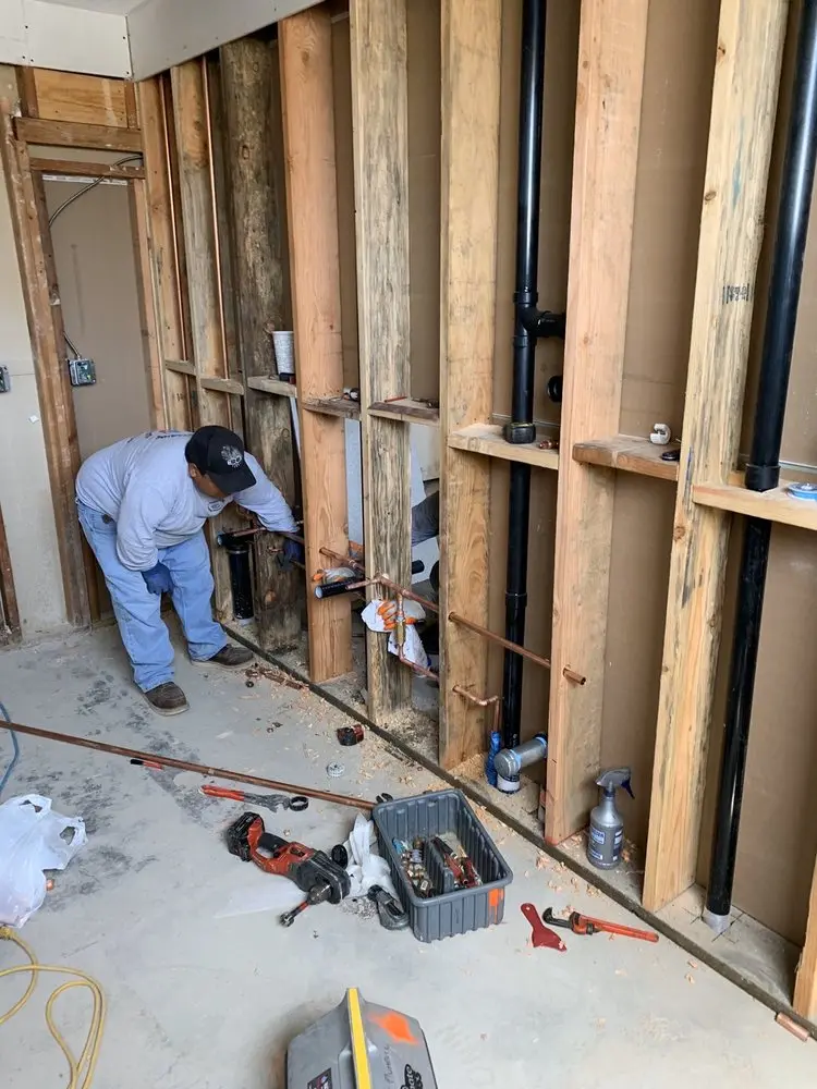 Commercial rough-in plumbing for Commercial Plumbing in North Potomac
